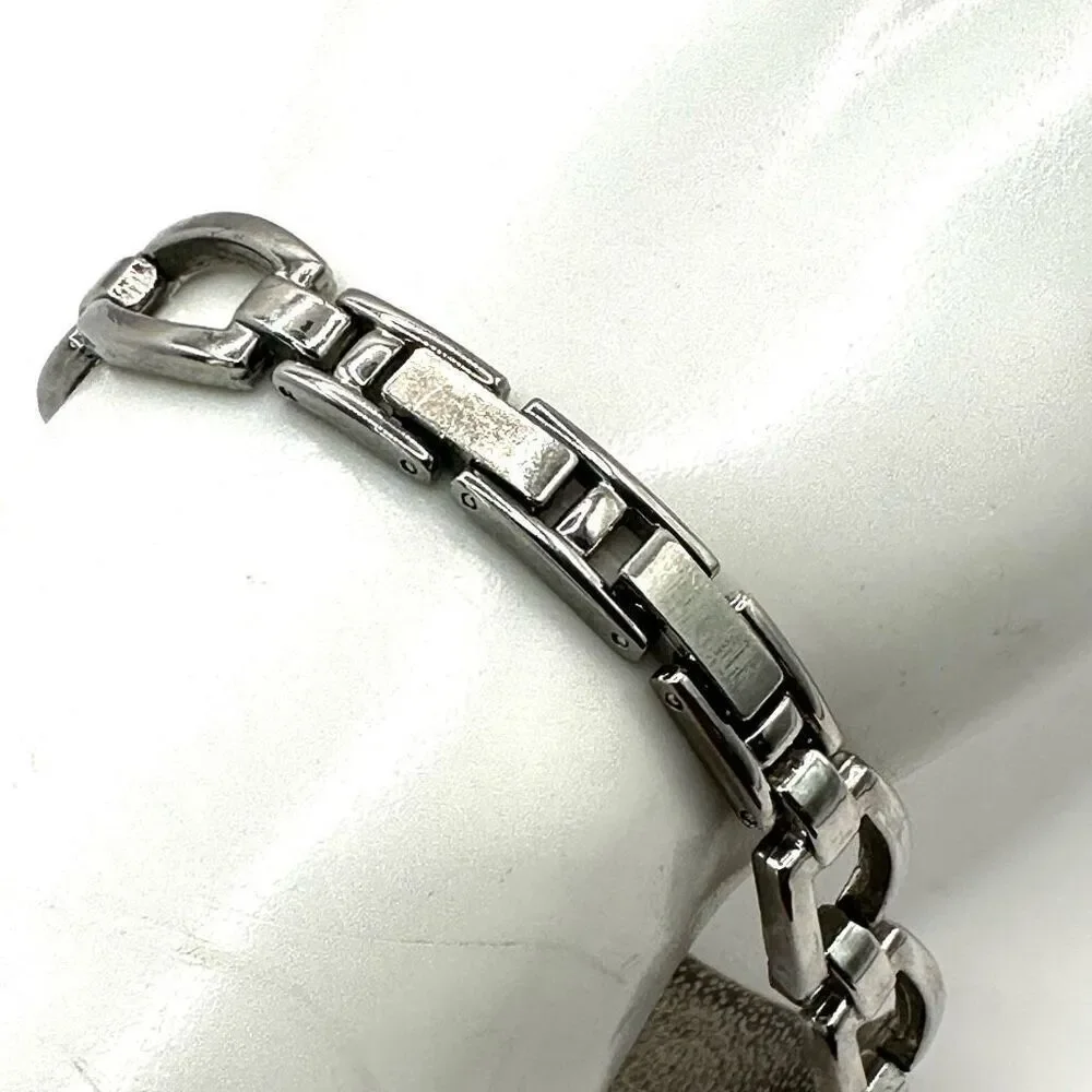 Wincci abalone silver tone watch
